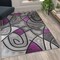 Flash Furniture Purple 3' x 5' Abstract Design Accent Area Rug ACD-RGTRZ860-35-PU-GG - alternate 1